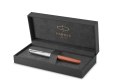 Pióro wieczne (F) SAND BLASTED METAL ORANGE PARKER 2169228, giftbox