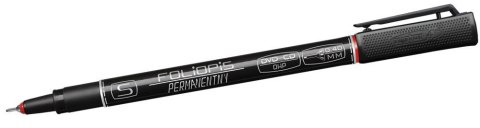 Foliopis permanentny RYSTOR FB-25 czerwony 2.5mm 442-001 Foliopis permanentny RYSTOR FB-25 czerwony 2.5mm 442-001