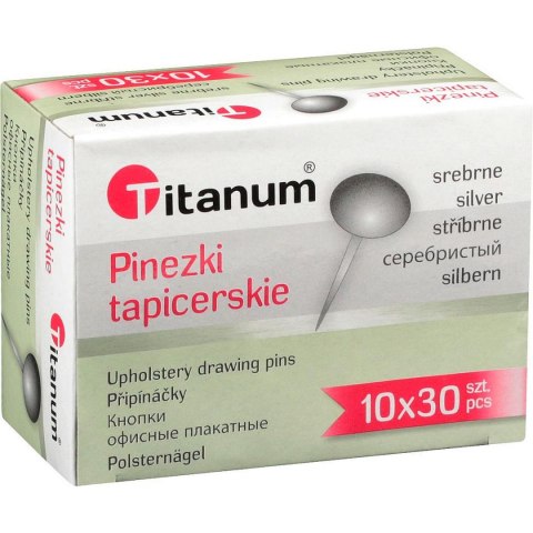 Pinezka tapicerska 30szt. dł.szpilki 14.5mm 82785 TITANUM Pinezka tapicerska 30szt. dł.szpilki 14.5mm 82785 TITANUM