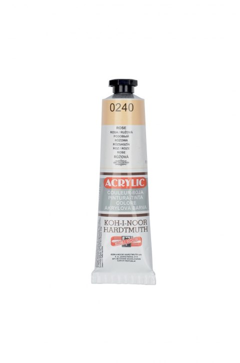 Farba akrylowa 162729 różowa 0240 40ml.KOH Farba akrylowa 162729 różowa 0240 40ml.KOH