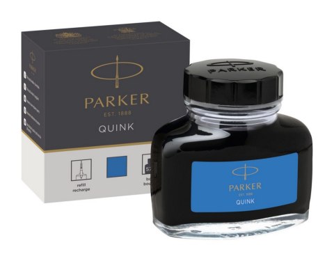 Atrament QUINK w butelce (57 ml) niebieski zmywalny 1950377 PARKER Atrament QUINK w butelce (57 ml) niebieski zmywalny 1950377 PARKER