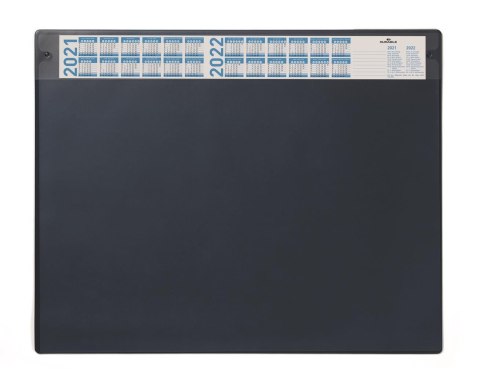 Podkład na biurko z przezroczystą okładką i kalendarzem 650x520mm granat, DURABLE (2024-2027r) 720507 Podkład na biurko z przezroczystą okładką i kalendarzem 650x520mm granat, DURABLE (2024-2027r) 720507