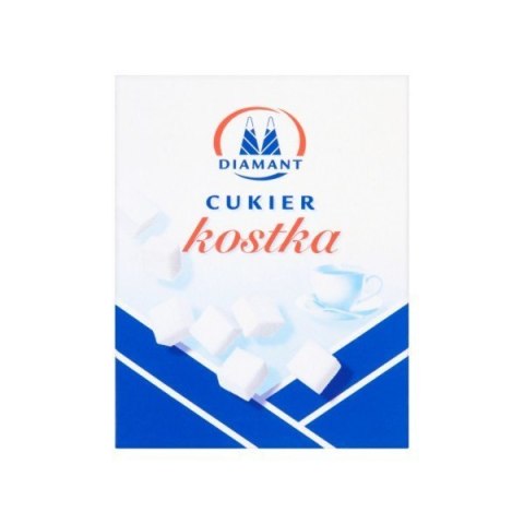 Cukier biały w kostkach 500g DIAMANT Cukier biały w kostkach 500g DIAMANT