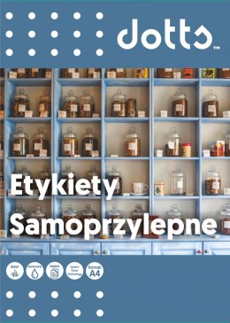 Etykieta samoprzylepna DOTTS A4 (100ark) 70x37mm (24 etyk/arkuszu)