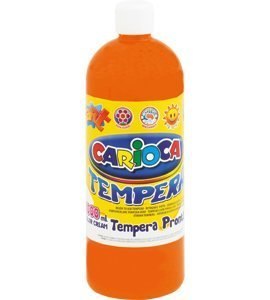 Farba tempera 1000 ml, pomarańczowy CARIOCA 170-1448 /170-2644 Farba tempera 1000 ml, pomarańczowy CARIOCA 170-1448 /170-2644