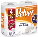 Papier toaletowy VELVET najdłuższa rolka (op 4szt) 4100029