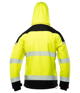 SOFTSHELL WSTAWKA CZARNA BF010 - Żółty 2XL.